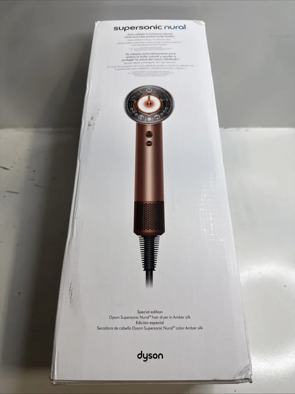 Dyson Supersonic Nural Intelligent Hair Dryer HD16 Amber Silk - New Sealed